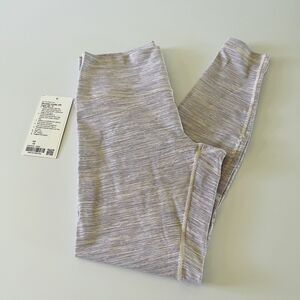 LULULEMON ATHLETICA Pink Mauve Wunder Under HR Tight 28" Leggings - US 10